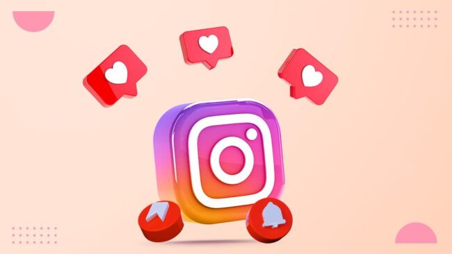 Ícones Instagram 3d
