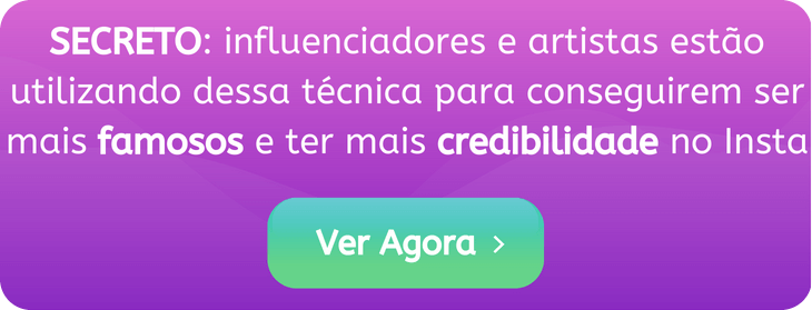 banner fama e credibilidade com seguidores para ser verificado