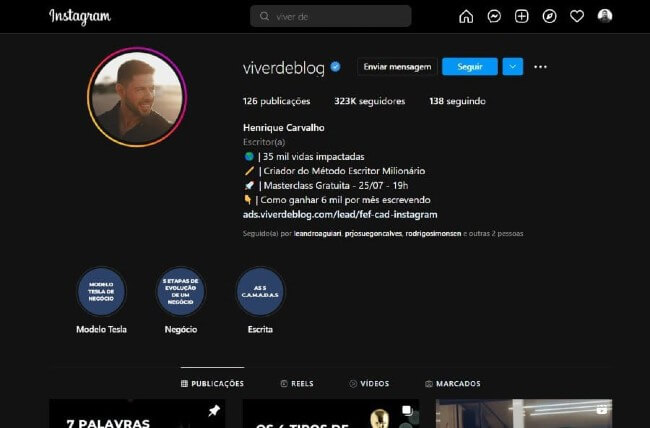 fotos perfil viverdeblog Instagram