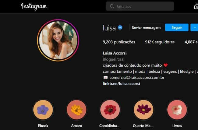 fotos perfil luisa Instagram