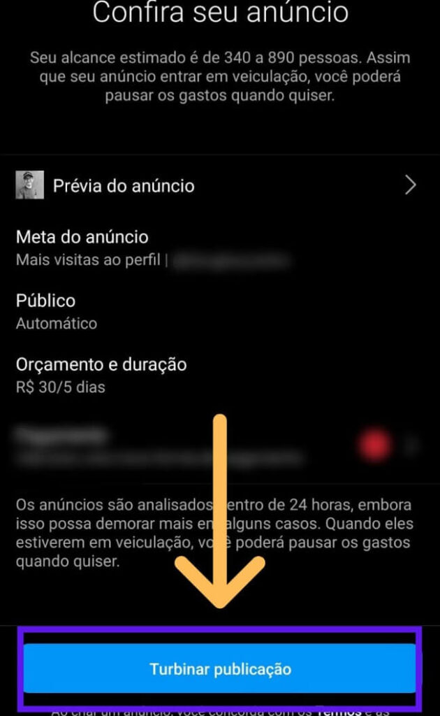 Dados para turbinar publicação Instagram