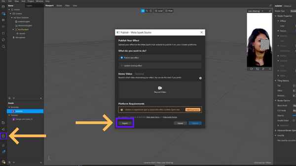 Exportando filtro para configurar no spark hub